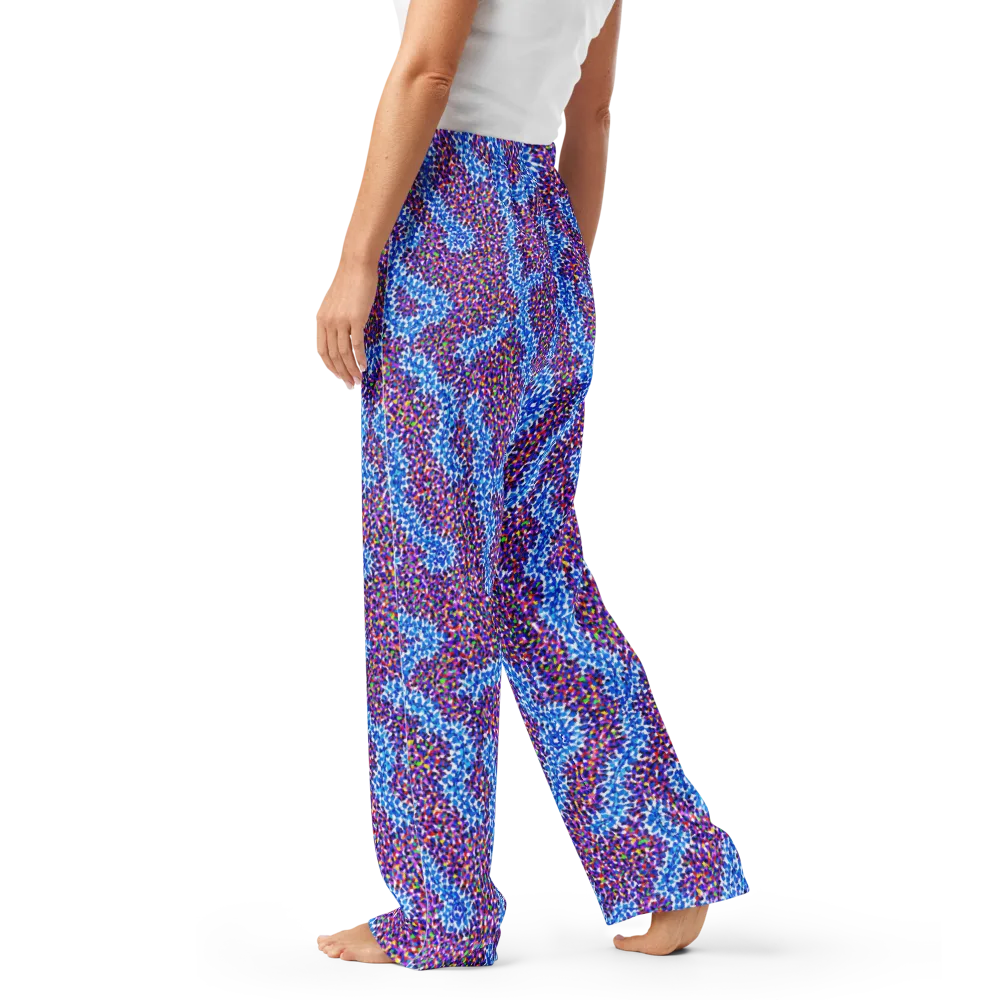 Prismatic Current on Women's Pajama Pants — Left