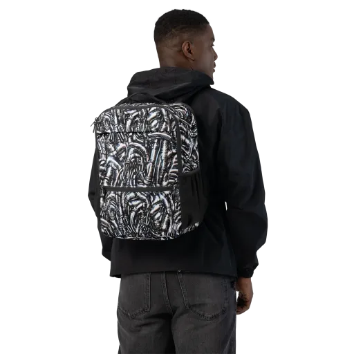 Black Ice Bloom on a Utility Backpack