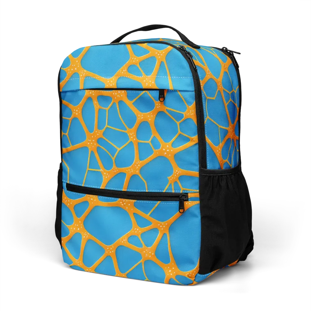Citrus Cellscape on Utility Backpack — Left Front