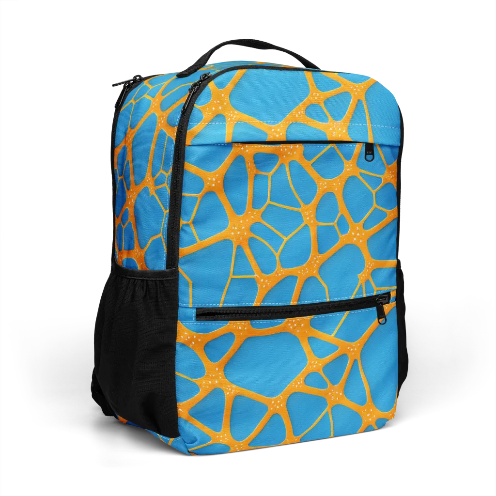 Citrus Cellscape on Utility Backpack — Right Front