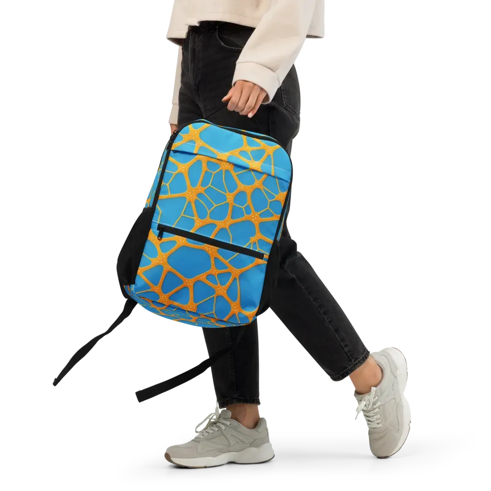 Citrus Cellscape on Utility Backpack — Front