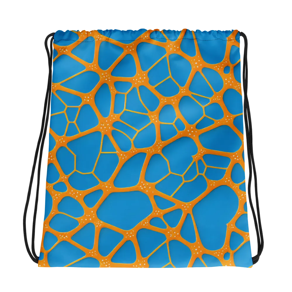 Citrus Cellscape on Drawstring Bag — Photo