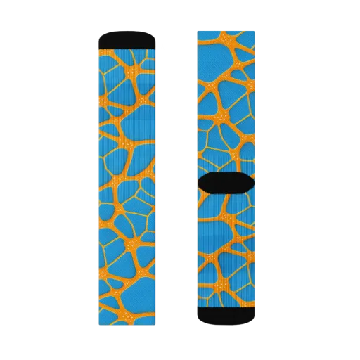 Citrus Cellscape on a Socks