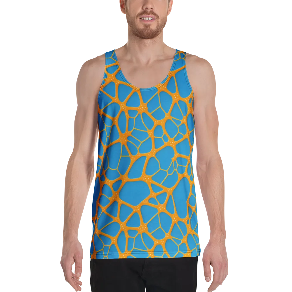 Citrus Cellscape on Men's Tank Top — Front