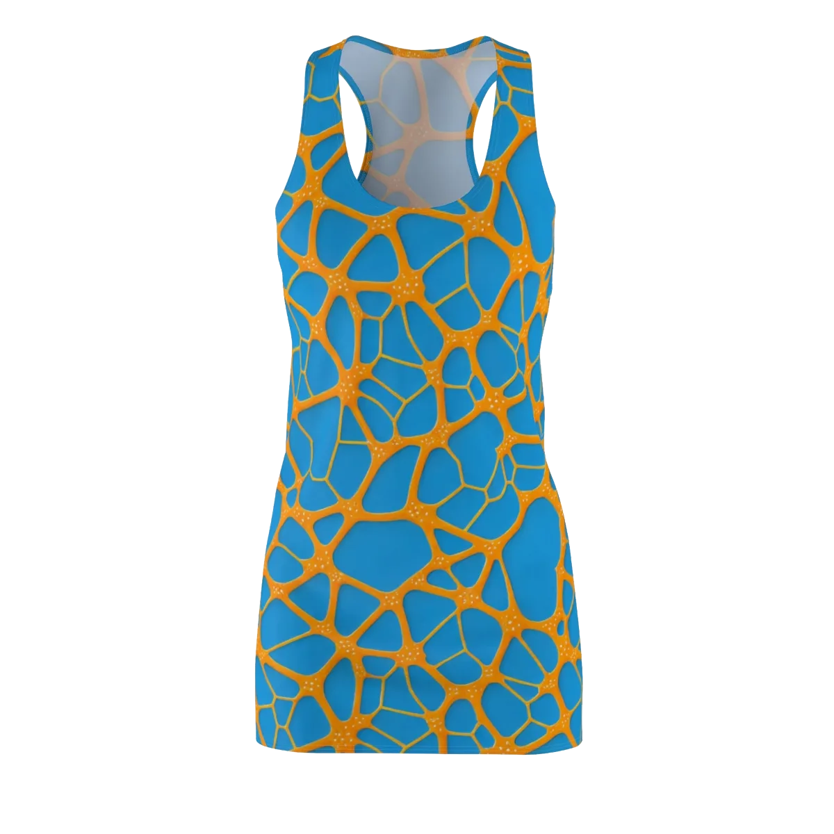 Citrus Cellscape on Racerback Dress — Front