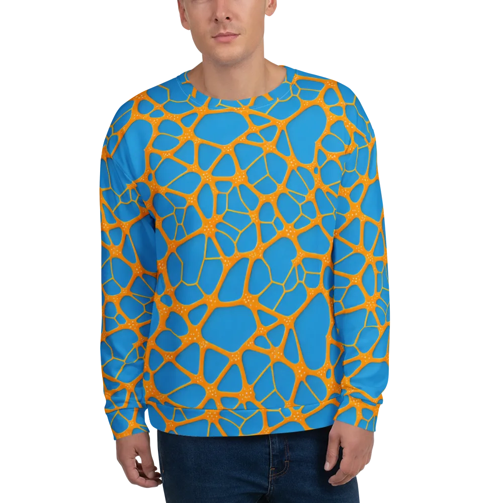 Citrus Cellscape on Sweatshirt — Front