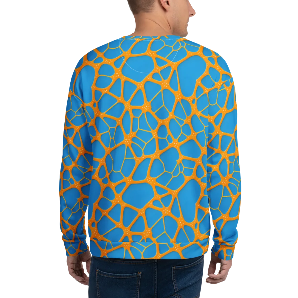 Citrus Cellscape on Sweatshirt — Back