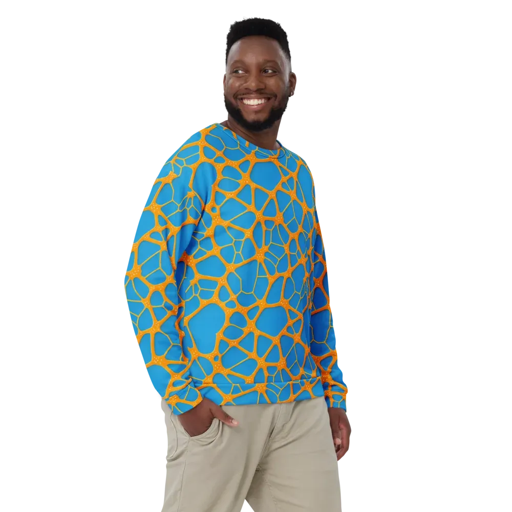 Citrus Cellscape on Sweatshirt — Front