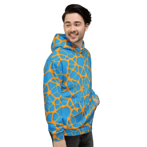 Citrus Cellscape on a Hoodie