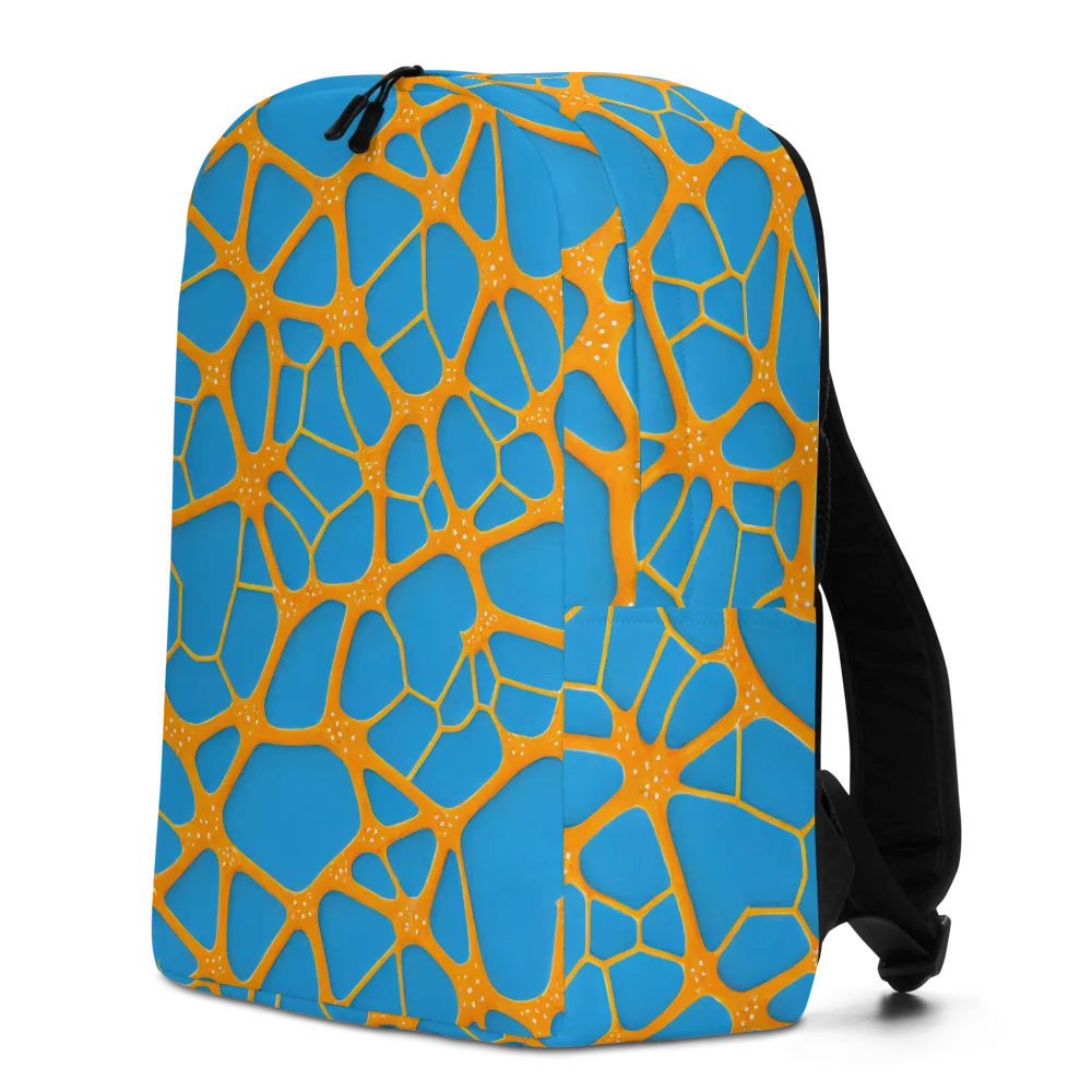 Citrus Cellscape on Minimalist Backpack — Left