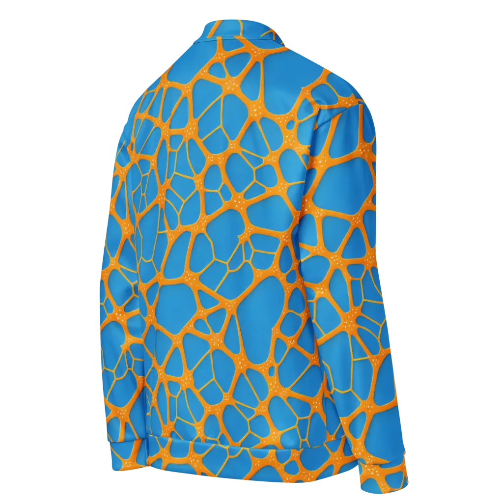 Citrus Cellscape on Bomber Jacket — Right Back