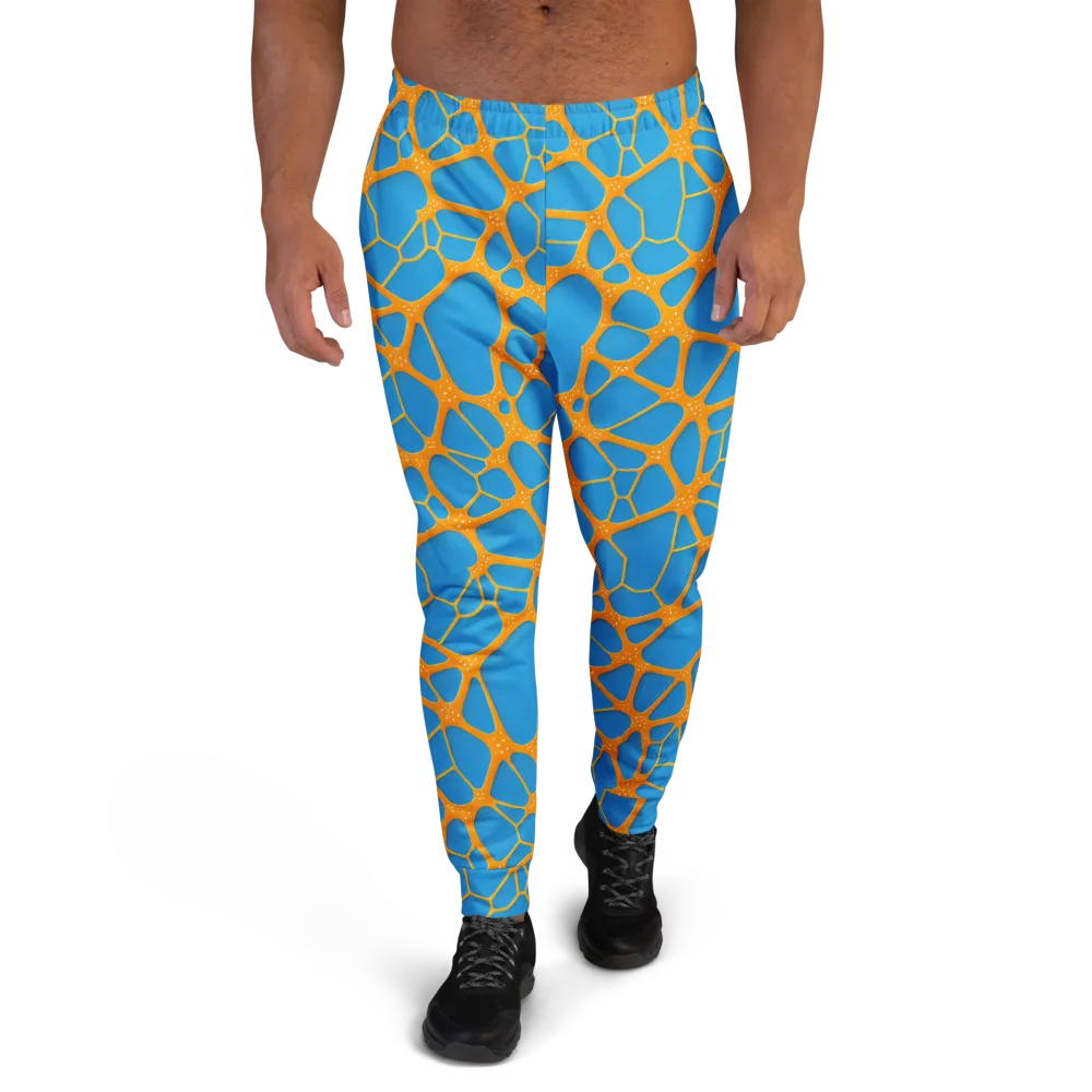 Citrus Cellscape on Men's Joggers — Front