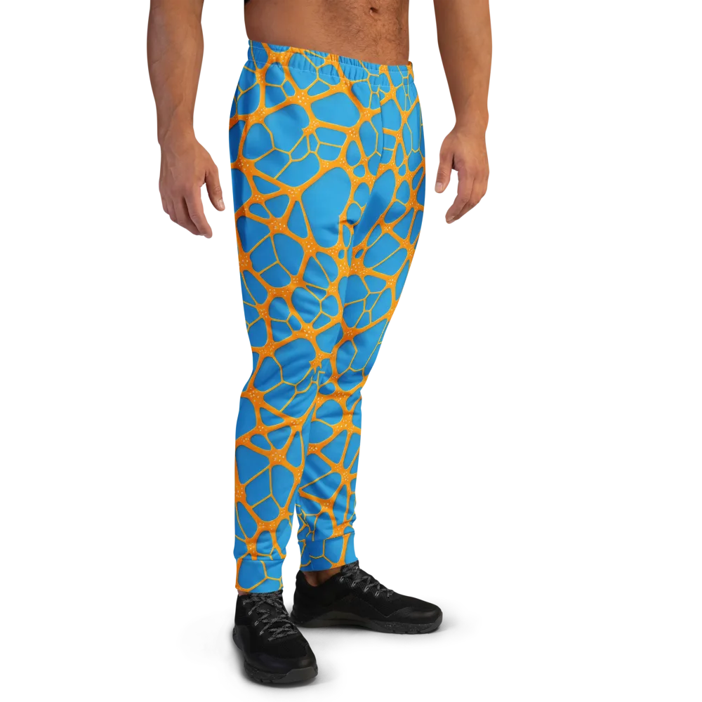 Citrus Cellscape on Men's Joggers — Right