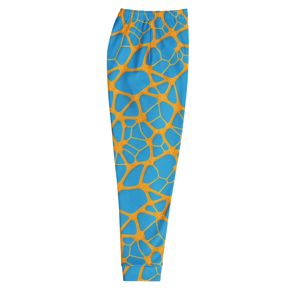 Citrus Cellscape on Men's Joggers — Right