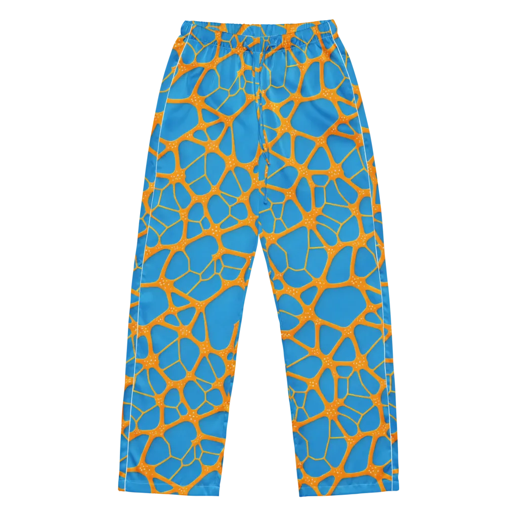 Citrus Cellscape on Women's Pajama Pants — Front