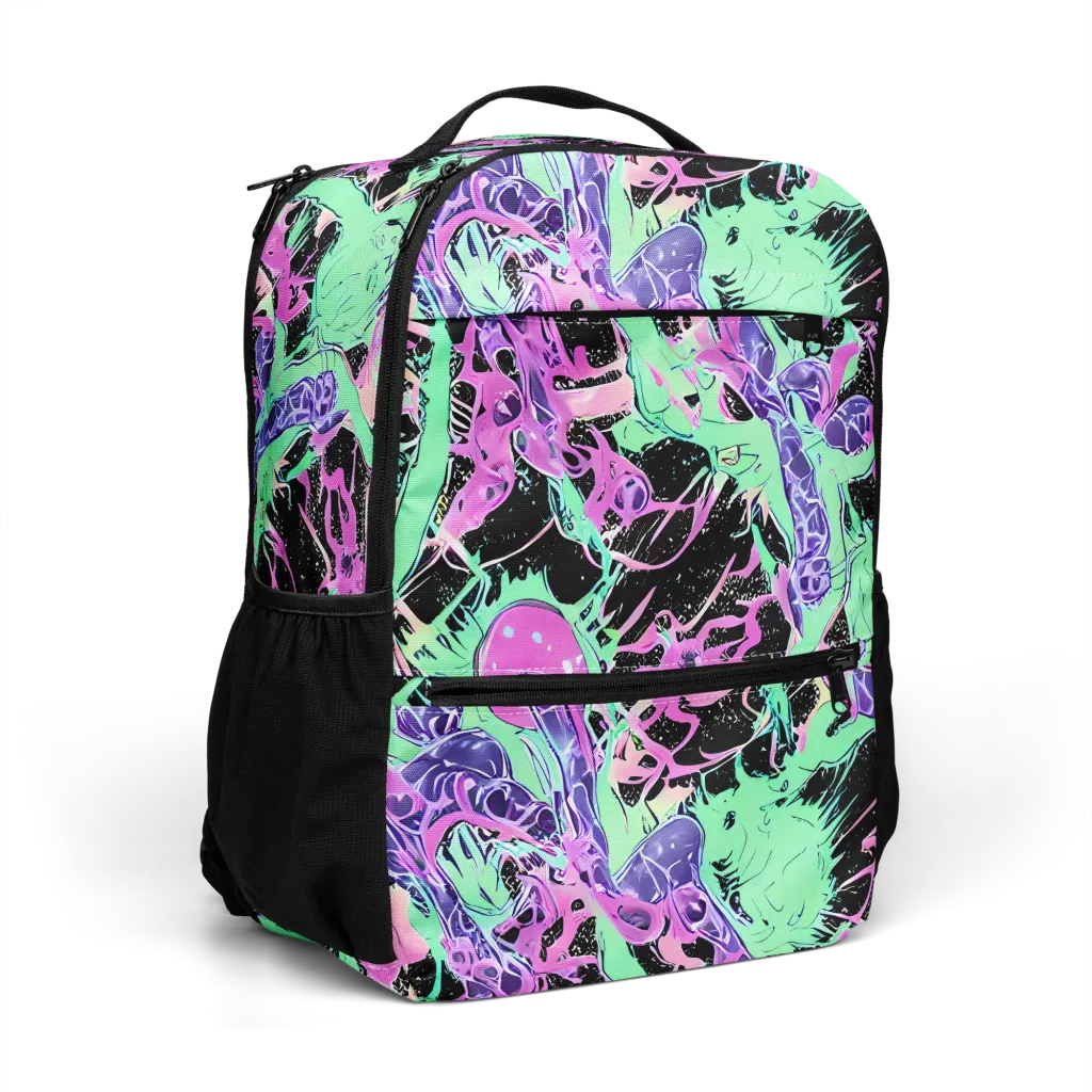 Candy Static on Utility Backpack — Right Front
