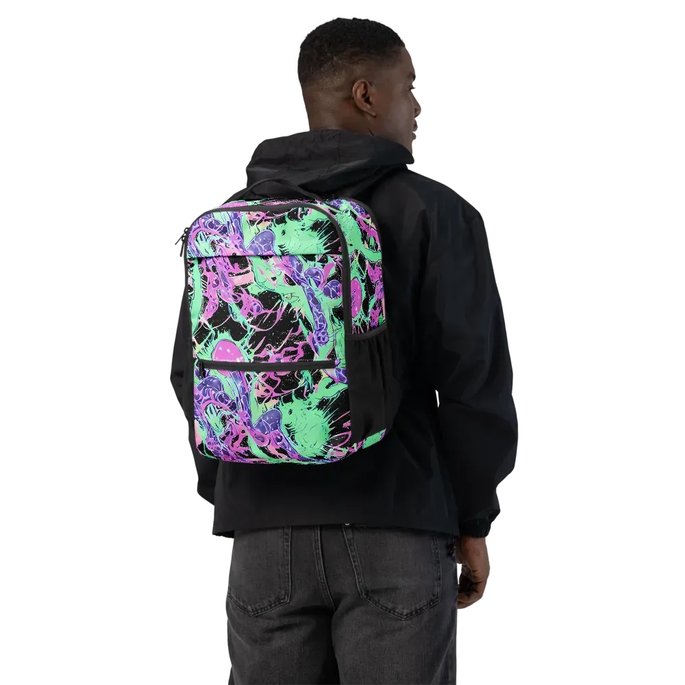 Candy Static on Utility Backpack — Back
