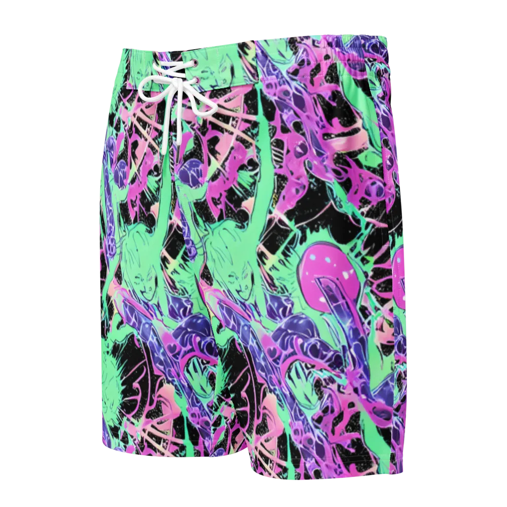 Candy Static on Men's Board Shorts — Front