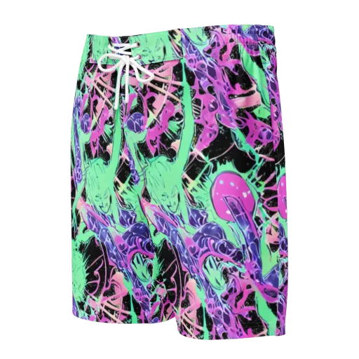 Candy Static on a Men's Board Shorts