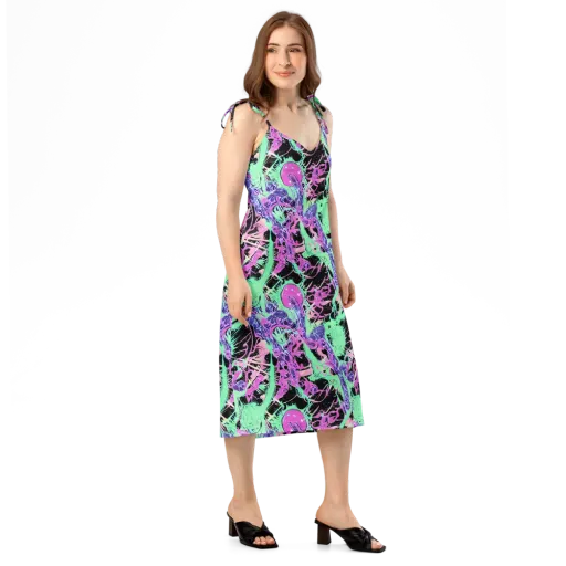 Candy Static on a Slip Dress