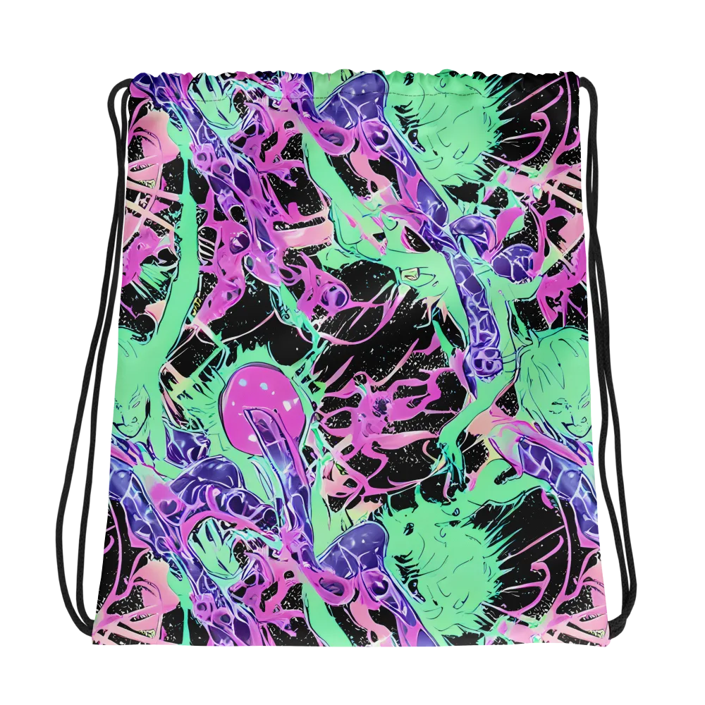Candy Static on Drawstring Bag — Photo