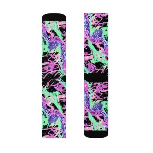Candy Static on a Socks