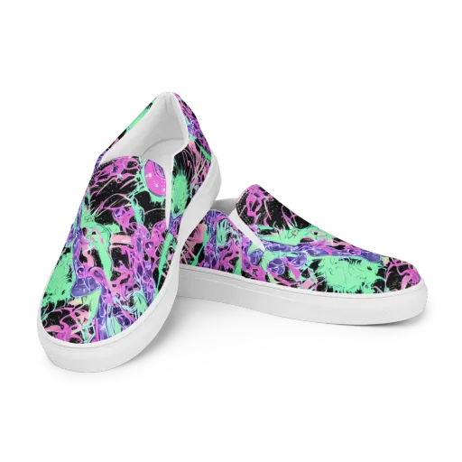 Candy Static on a Women's Slip-On Canvas Shoes