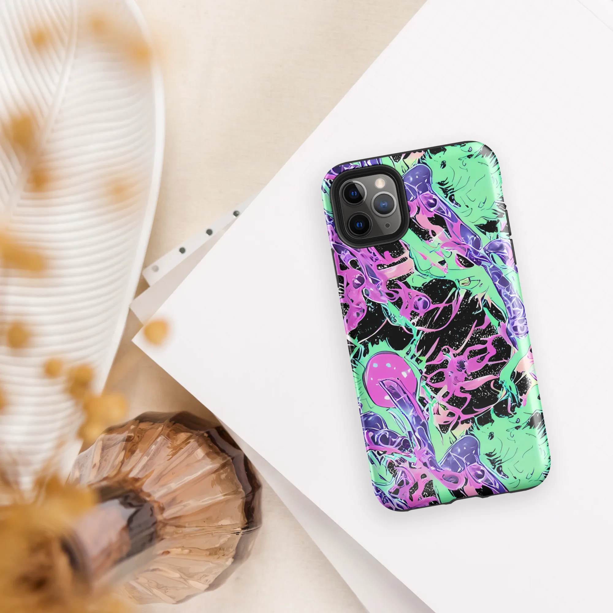 Candy Static on Tough Case for iPhone® — Front