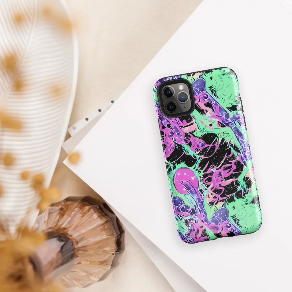 Candy Static on Tough Case for iPhone® — Front