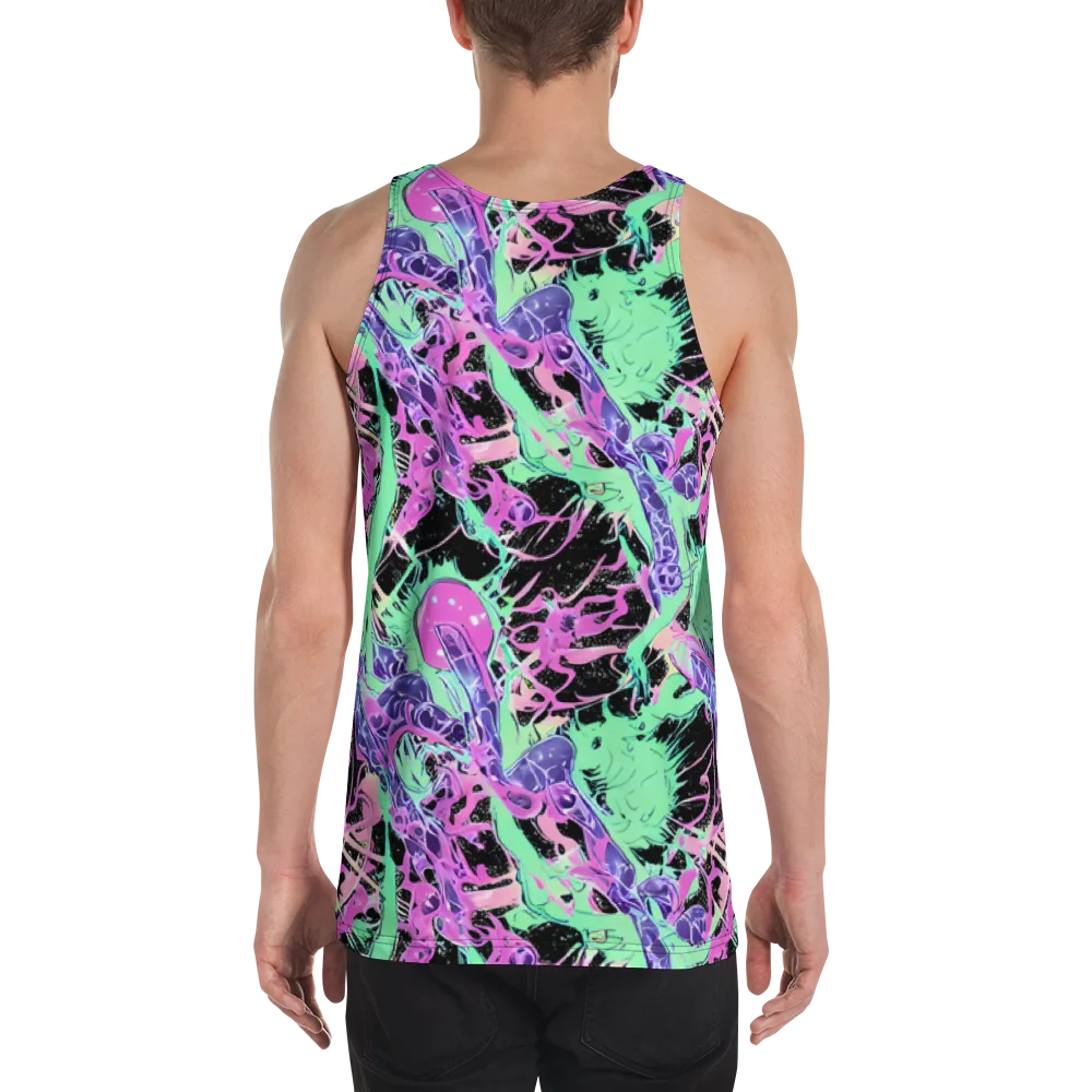 Candy Static on Men's Tank Top — Back