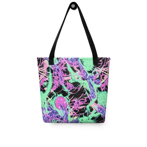 Candy Static on a Tote Bag