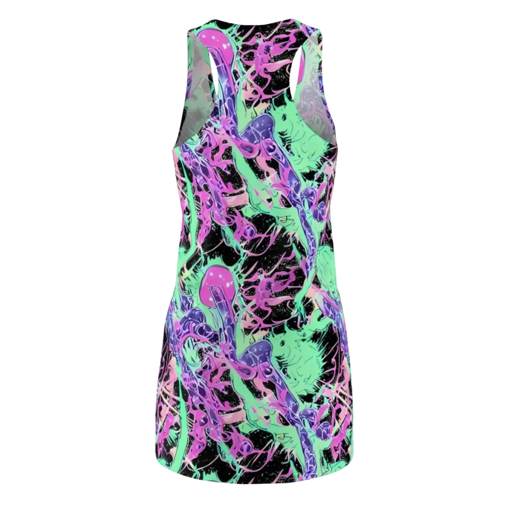 Candy Static on Racerback Dress — Back