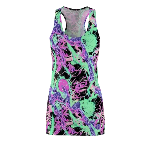 Candy Static on a Racerback Dress