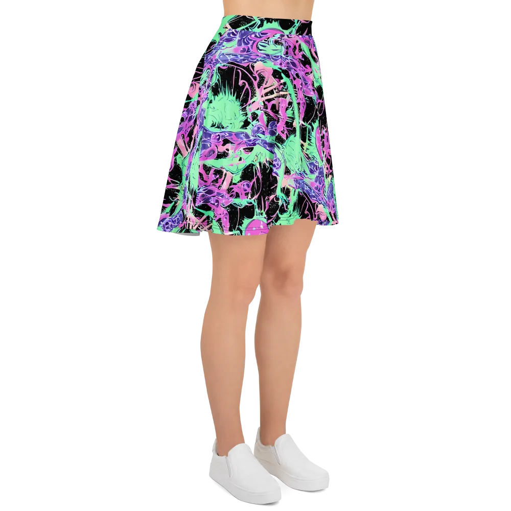 Candy Static on Skater Skirt — Right