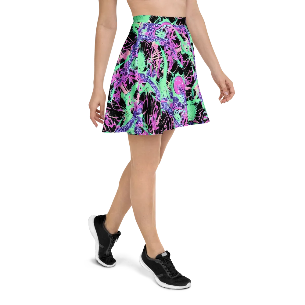 Candy Static on Skater Skirt — Right
