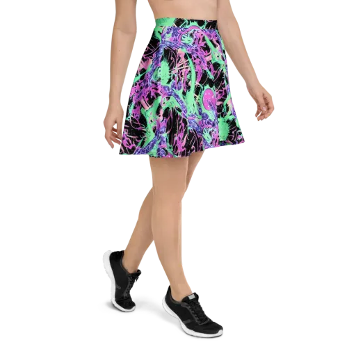 Candy Static on a Skater Skirt