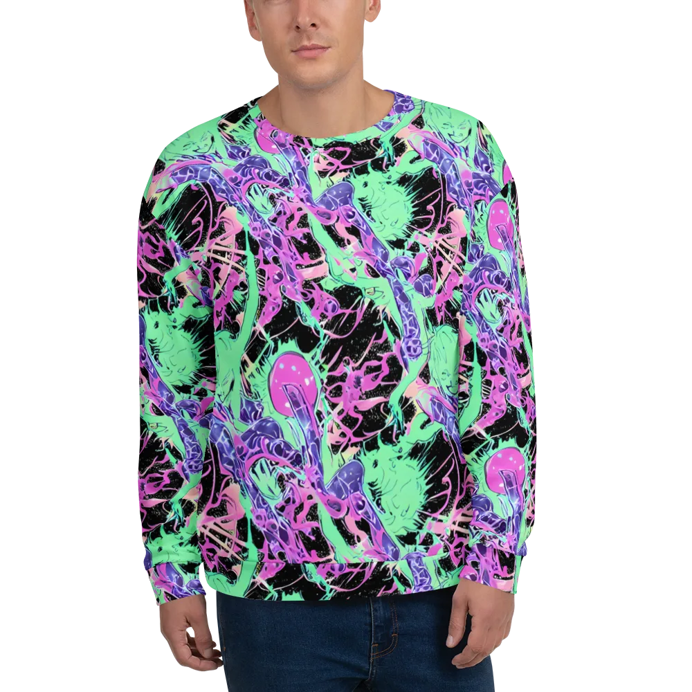 Candy Static on Sweatshirt — Front
