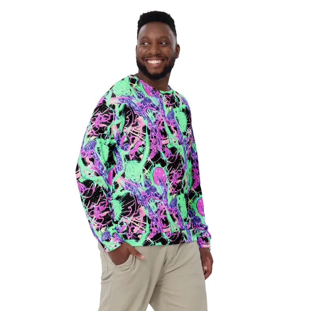 Candy Static on Sweatshirt — Front