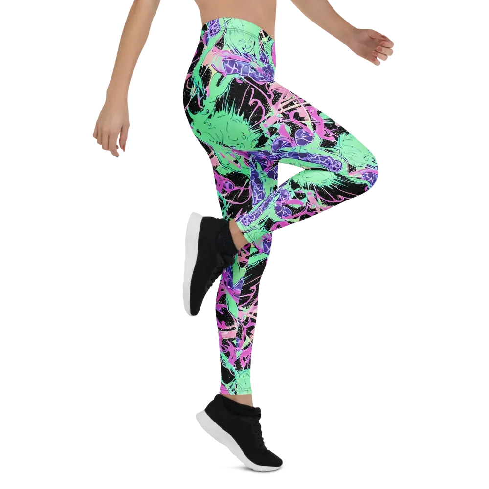 Candy Static on Leggings — Right