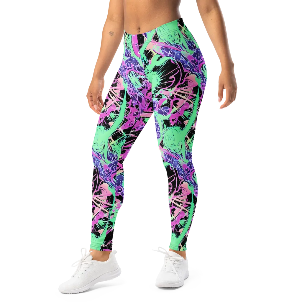 Candy Static on Leggings — Left Front