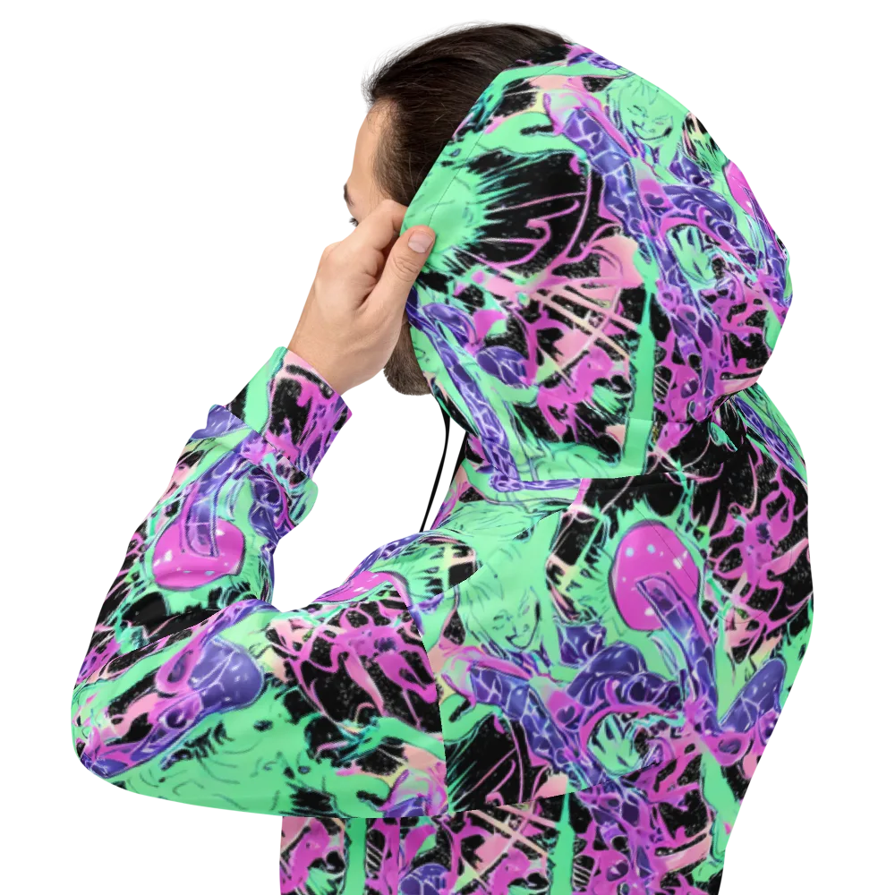 Candy Static on Hoodie — Back