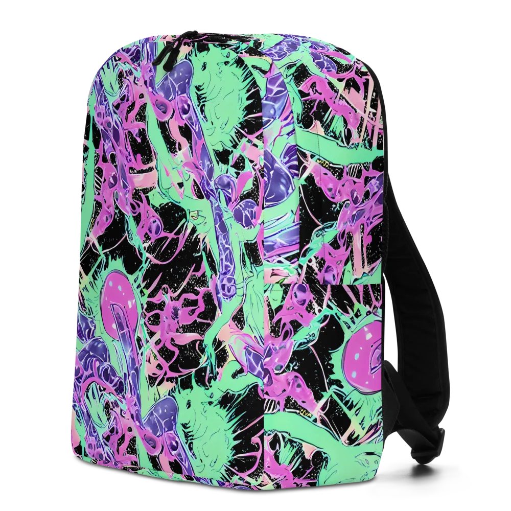 Candy Static on Minimalist Backpack — Left