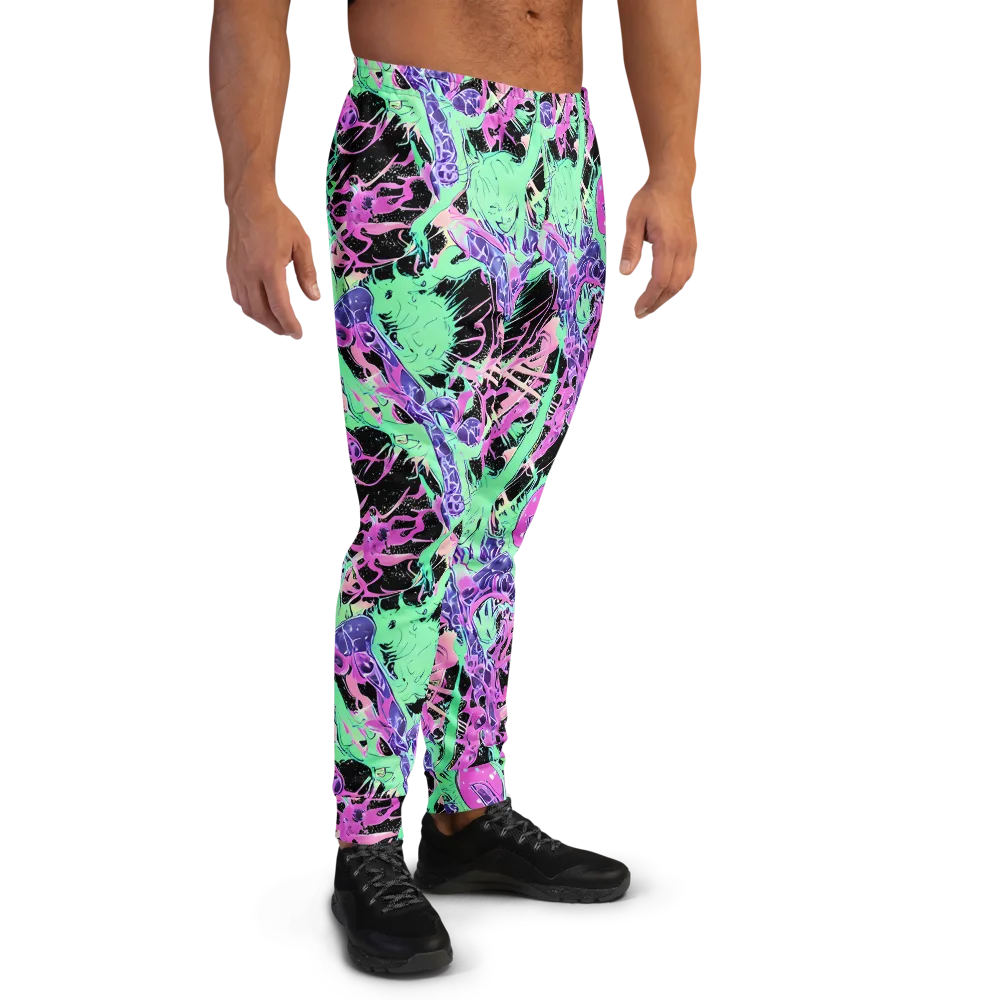 Candy Static on Men's Joggers — Right