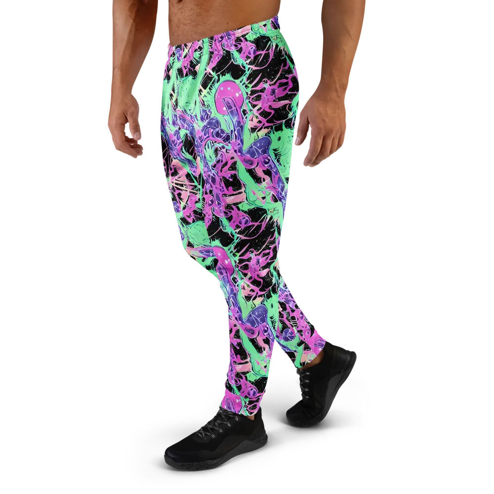 Candy Static on Men's Joggers — Left
