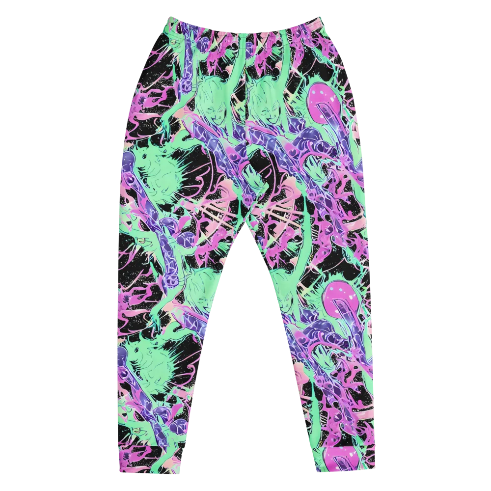 Candy Static on Men's Joggers — Front