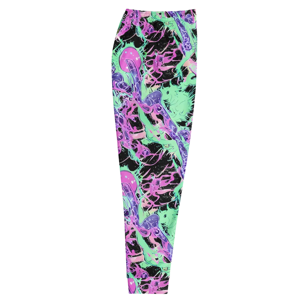 Candy Static on Men's Joggers — Right