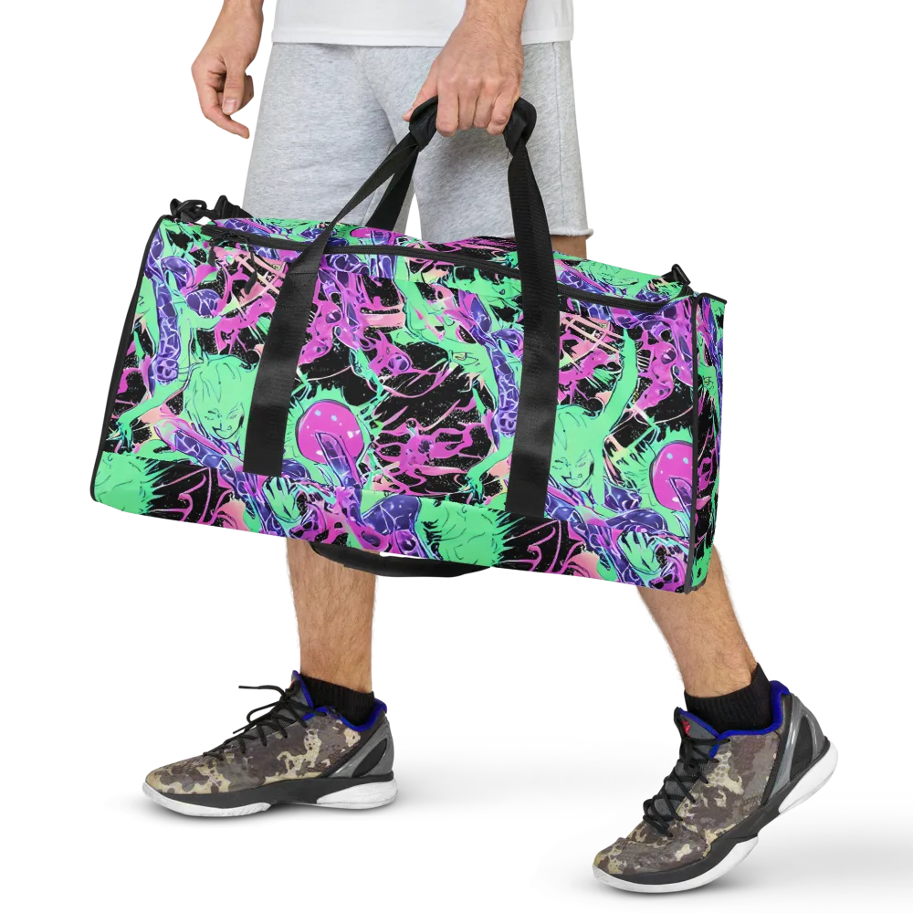 Candy Static on Duffle Bag — Front