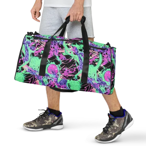 Candy Static on a Duffle Bag