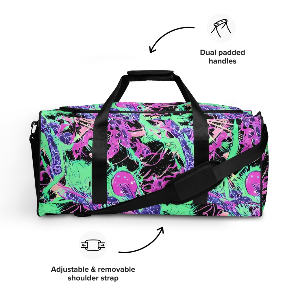 Candy Static on Duffle Bag — Front