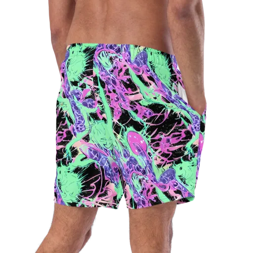 Candy Static on a Swim Trunks